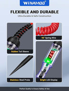 Test Light Automotive 5-90V Digital LED Circuit Tester - Image 5