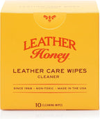 Leather Honey Leather Cleaner Wipes: Clean Leather On-The-Go. Cleaning Wipes by LeatherHoney