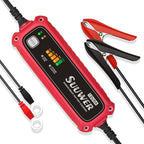 High-Efficiency 12V 5-Amp Smart Car Battery Charger, Battery Maintainer by Suuwer