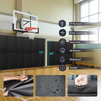 PROGOAL 60"/72" High Gym Wall Padding 2"/4" Thick Foam Basketball Court Wall - Image 4