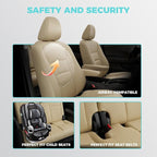 for Honda Pilot Seat Covers, Car Seat Protectors Full Set Custom Fit Pilot Elite - Image 4