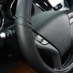 Car Pass Classical Leather Automotive Universal Steering Wheel Covers, - Image 8