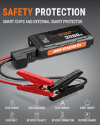 Powrun P-X Jump Starter, 2000A Portable Jump Box - Image 4