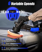 AVID POWER Buffer Polisher, 6-inch Dual Action/DA Polisher - Image 4