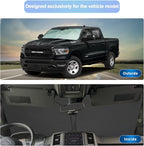 SXCY Sunshade for 2019-2024 Ram 1500 Windshield Sunshade - Image 2