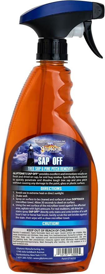 Sap Off, Fast-Acting Sap, Pine Tar & Bug Remover Spray, 22 Fl Oz, Non-Abrasive - Image 2