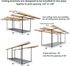 SunsGrove 3x8 Garage Storage Overhead Rack Organization, Adjustable Ceiling - Image 7