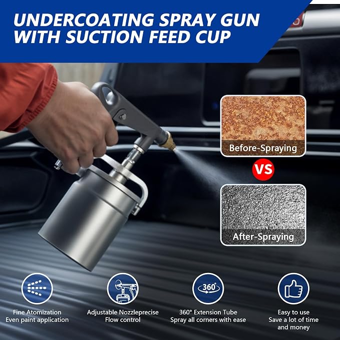 Undercoating Spray Gun Kit, Undercoating Gun - Image 4