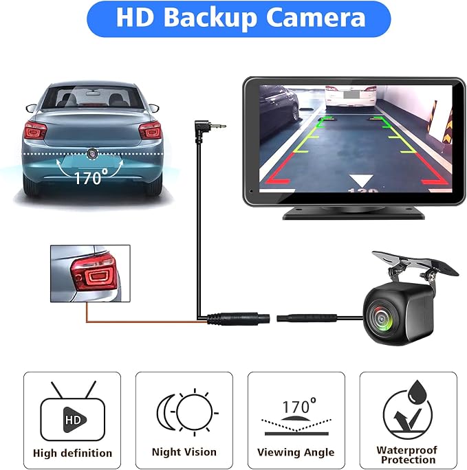 Portable Wireless with Apple CarPlay and Android Auto Screen - Image 7