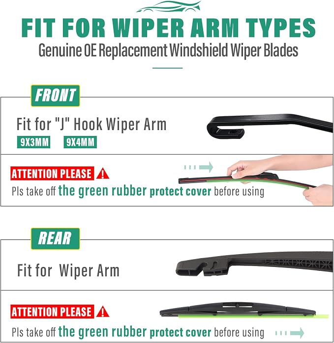 26" 16" 14" Windshield Wiper Blades Replacement - Image 7