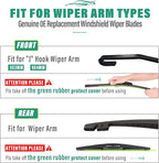 24" 18" 12" Windshield Wiper Blades Replacement - Image 7