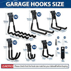 3-H Slatwall Accessories 18 Pack, Slatwall Hooks & Hangers Multi Sizes - Image 2