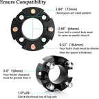 10L0L Golf Cart 2 inch Wheel Spacers - Image 3