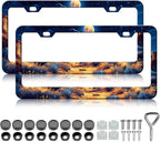 Moon License Plate Frames by Unknown