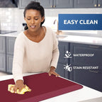 KitchenClouds Kitchen Mat Cushioned Anti Fatigue Kitchen Rug 0.8inch Waterproof - Image 3