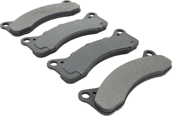 Premium Semi-Metallic Front Brake Pads Compatible - Image 2