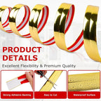 Flexible Wall Corner Protector Moulding Trim Peel and Stick Wall Corner Guards - Image 2