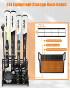 Ski Storage Rack for Garage - Image 2