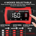 16 Amp Battery Charger, Car Battery Charger 6V 12V 24V Lithium, Battery - Image 2