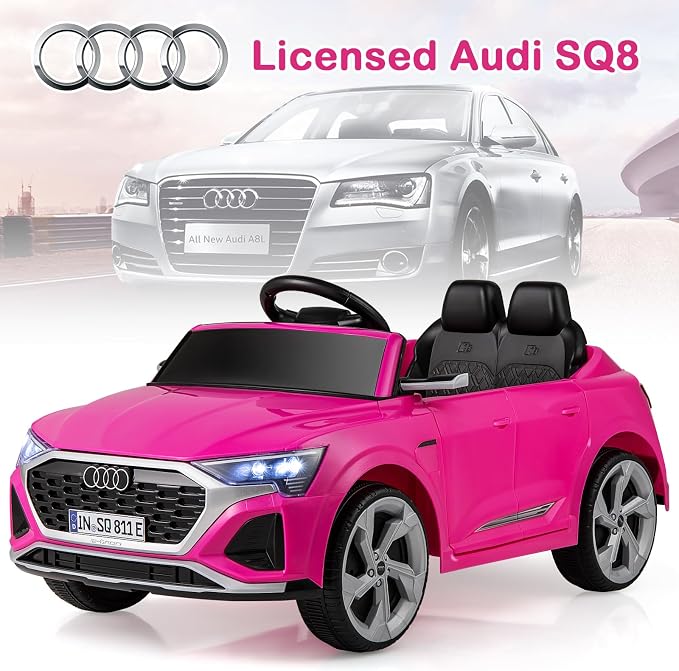 Licensed Audi SQ8 Ride on Car by OLAKIDS, 12V Kids Electric Vehicle - Image 3