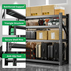 3000LBS Heavy Duty Storage Shelves, 4-Tier Adjustable Garage Organization - Image 5