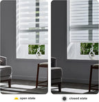 Persilux Cordless Zebra Blinds for Windows Free-Stop Window Blinds Dual Layer - Image 5