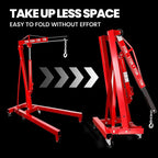 5000LBS Folding Hydraulic Engine Hoist - Image 6