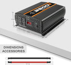 3500 Watt 12v Power Inverter for Vehicles car Truck RV Solar, dc 12v to 110v ac - Image 3