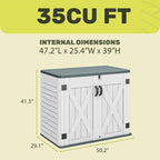 YITAHOME Outdoor Resin Storage Sheds - Image 6