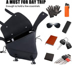 Motorcycle Saddle Bags Leather Motorcycle Solo Swing Arm Bag - Image 3