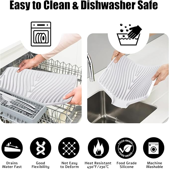Dish Drying Mat, Stone Drying Mat - Image 4