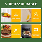 WELLIFE 100% Compostable Paper Plates 10 Inch, Biodegradable Bagasse, - Image 3