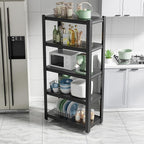 63H Metal Kitchen Storage Shelves, 1600 LBS Heavy Duty Garage Shelving Unit by VPTCP