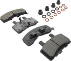 Premium Semi-Metallic Front Brake Pads Compatible - Image 2