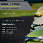 Premium Semi-Metallic Rear Brake Pads Replacement - Image 3