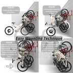 Bike Wall Mount Vertical Hanger - Image 5