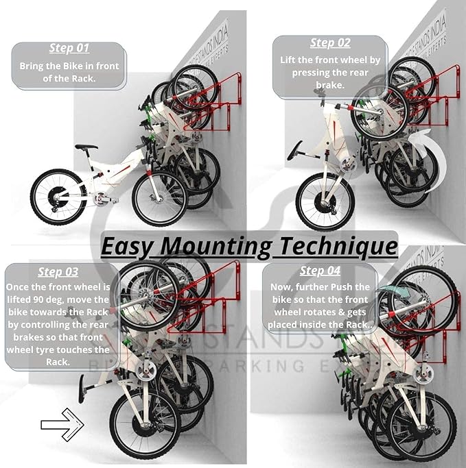 Bike Wall Mount Vertical Hanger - Image 5