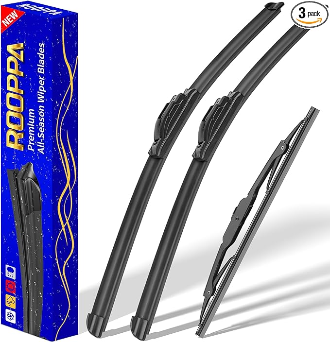 3 wipers Replacement for 1997-2001 Honda CR-V CRV, Windshield Wiper Blades by ROOPPA