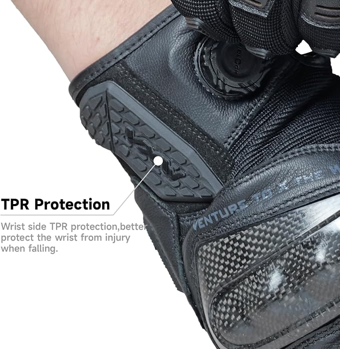 VXW High Protection Motorcycle Gloves - Image 8