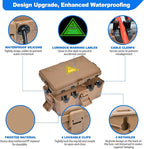Hrensaw Medium Outdoor Electrical Box, Weatherproof Connection Box w/6 Cable - Image 3