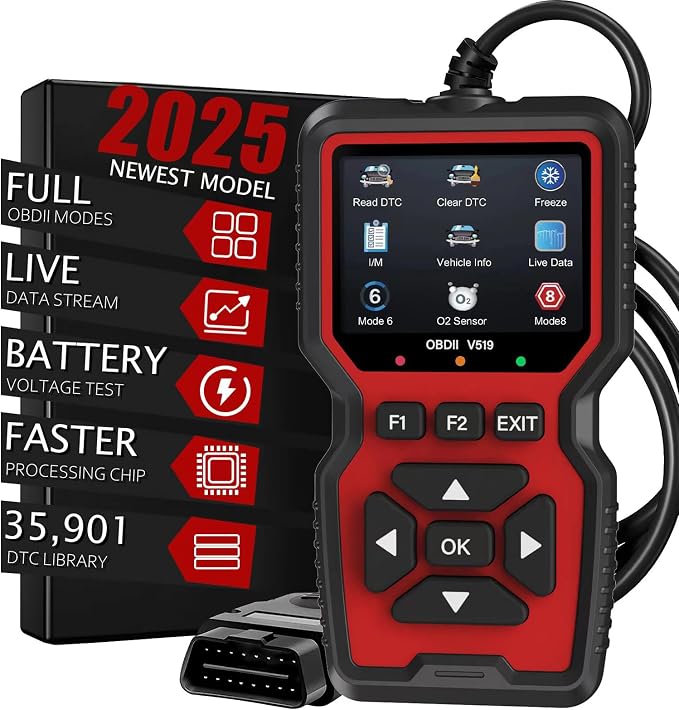 OBD2 Scanner Diagnostic Tool, Check Engine Code Reader OBD2 Scanner by WEJOWE
