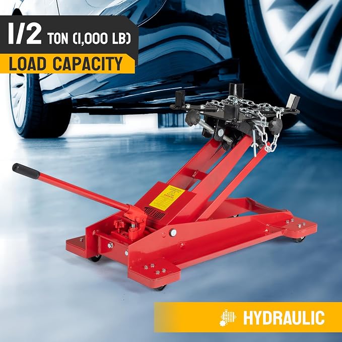 TUFFIOM Hydraulic Transmission Service/Floor Jack Lift 1/2 Ton Capacity - Image 2