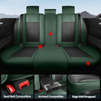 AOOG Car Seat Covers Full Set, Leather Seat Covers - Image 3