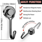FINDMAG Magnetic Hooks, 30lbs+ Strong Magnetic Hooks - Image 2