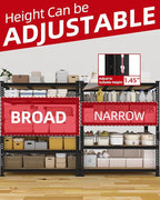 PrimeZone Heavy Duty Garage Storage Shelves - Image 5
