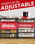 PrimeZone Heavy Duty Garage Storage Shelves - Image 5