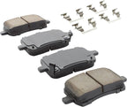 Premium Semi-Metallic Front Brake Pads Compatible - Image 2
