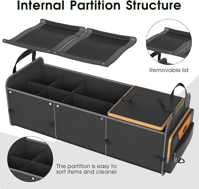 Trunk Organizer, Heavy-Duty Storage - Image 2