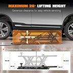 Albott 5000 LBS Portable Car Lift, Adjustable Quick Jack - Image 4