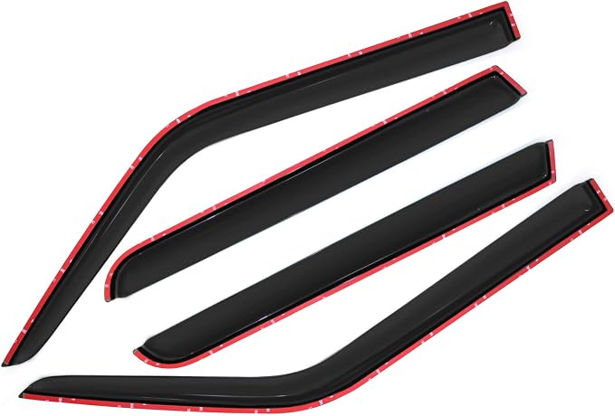 Smoke Sun/Rain Guards Window Visors Compatible - Image 2